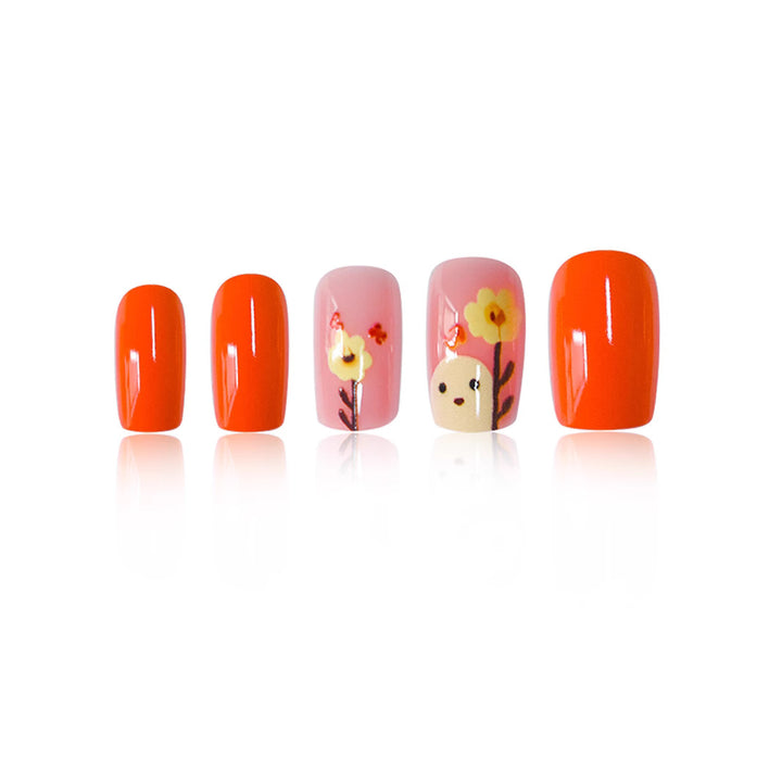 Künstlerische Floral Nagelkunst Karnz