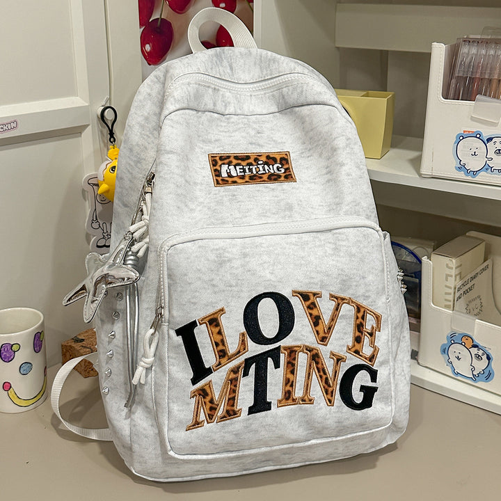 Stilvoller Trendiger Lässiger Rucksack Karnz