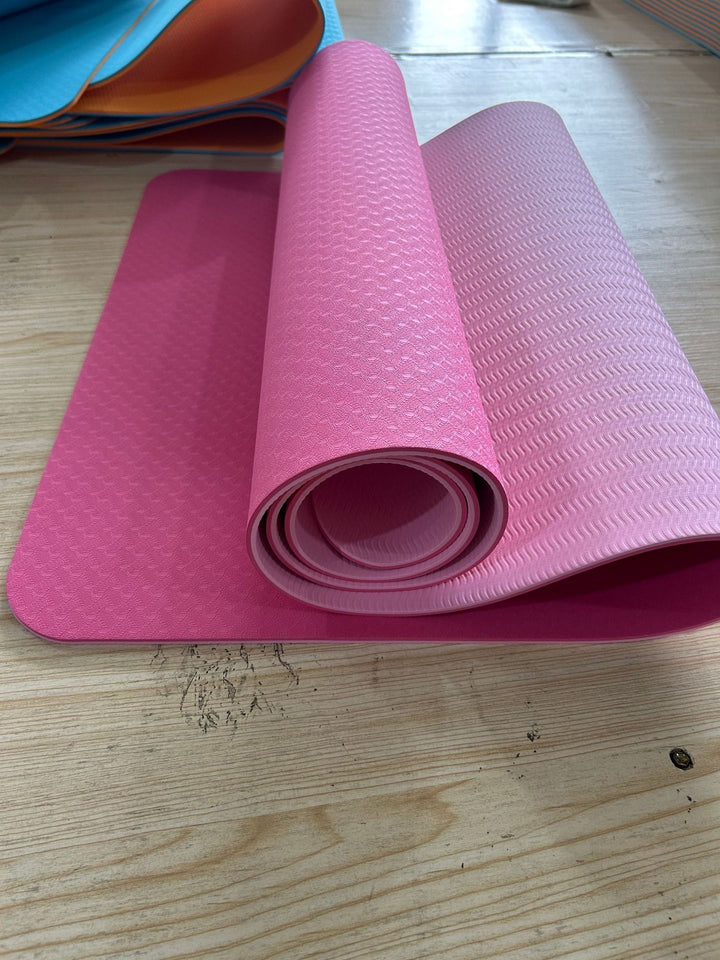 Rutschfeste Fitness-Yogamatte mit Doppelter Dämpfung Karnz
