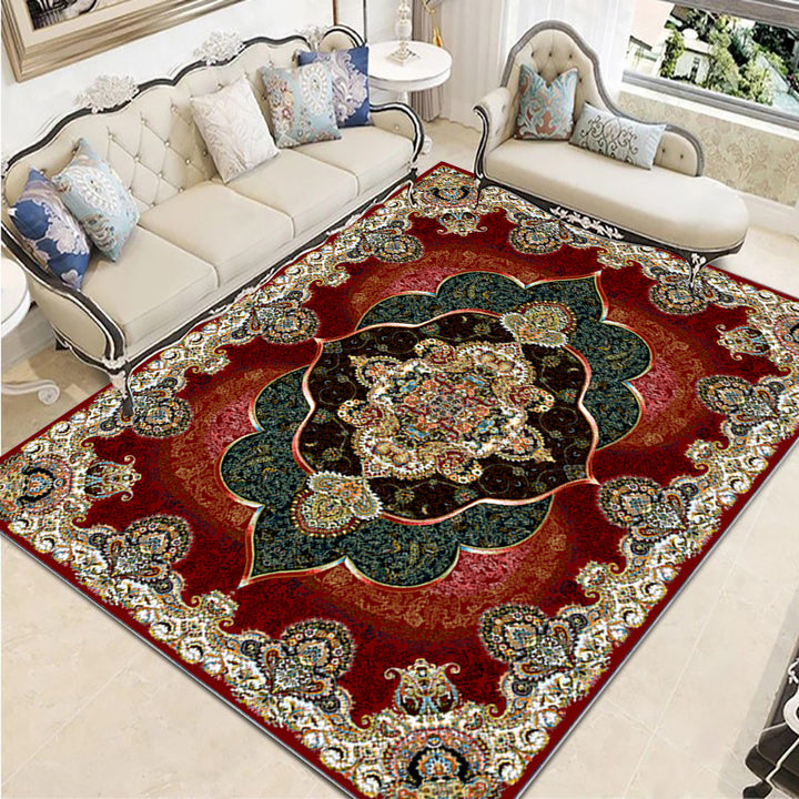 Vintage-inspirierter floraler Teppich