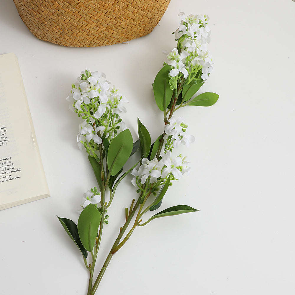 Künstlicher Blütenzweig mit leuchtenden Blüten Karnz