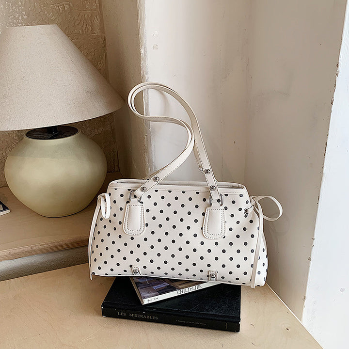 Trendige Punktemuster-Handtasche Karnz