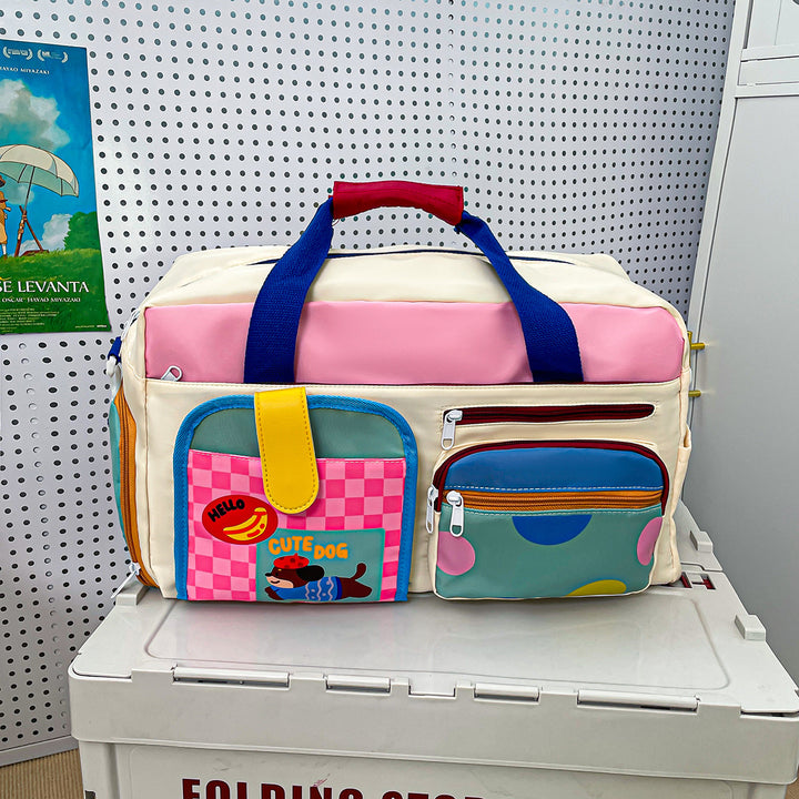 Stylische Mehrfach-Taschen Reisetasche Karnz