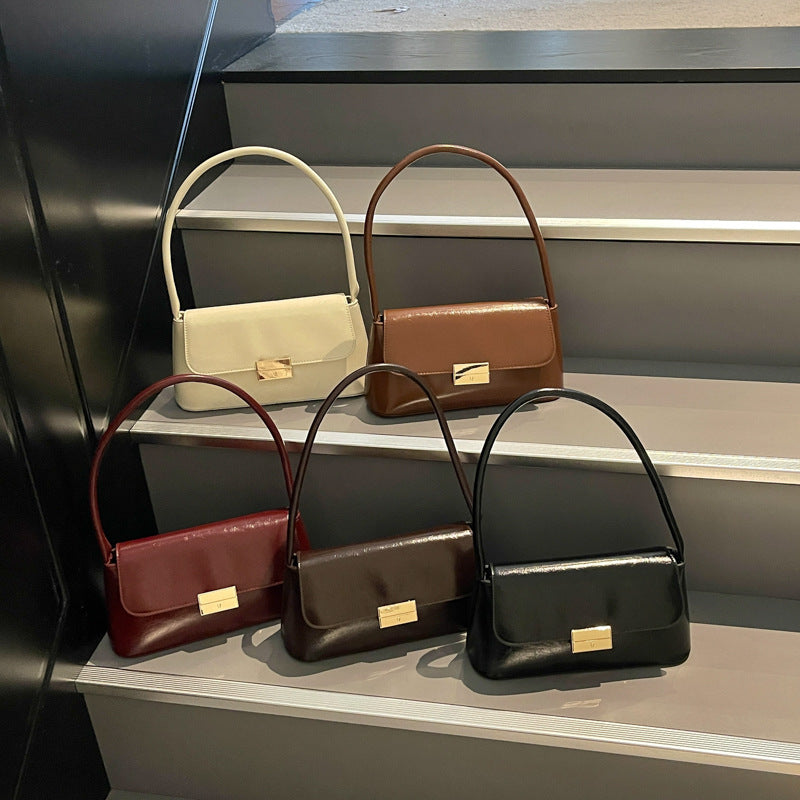 Vintage-inspirierte strukturierte Handtasche