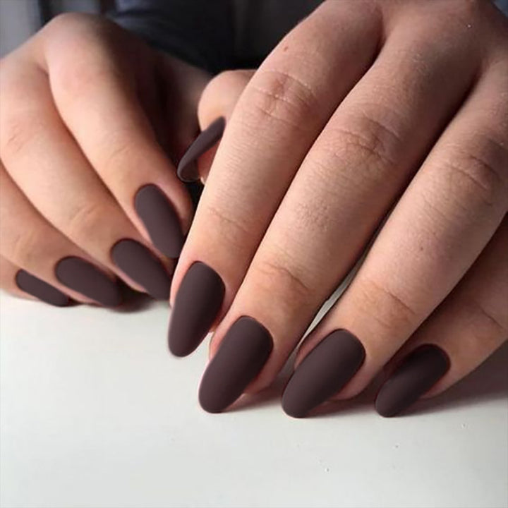Matte Finish Press-On Nagel Extensions Karnz