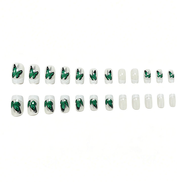 Schmetterlings-Themen-Nagelkunst-Verstärkungen Karnz