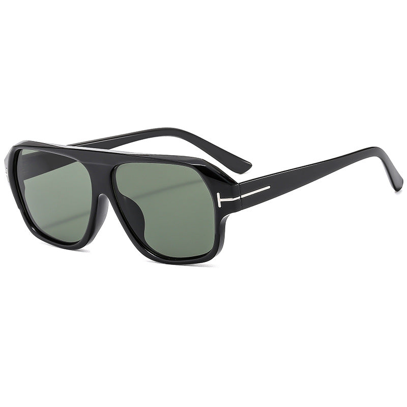 Damen oversized Sonnenbrille mit quadratischem Gestell und polarisierenden Gläsern Karnz