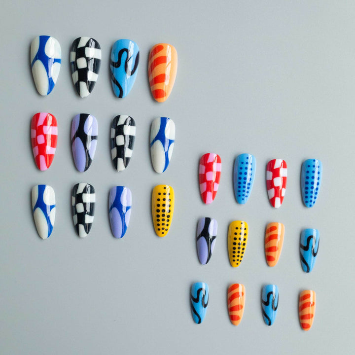 Kreatives Geometrisches Nagelkunstset