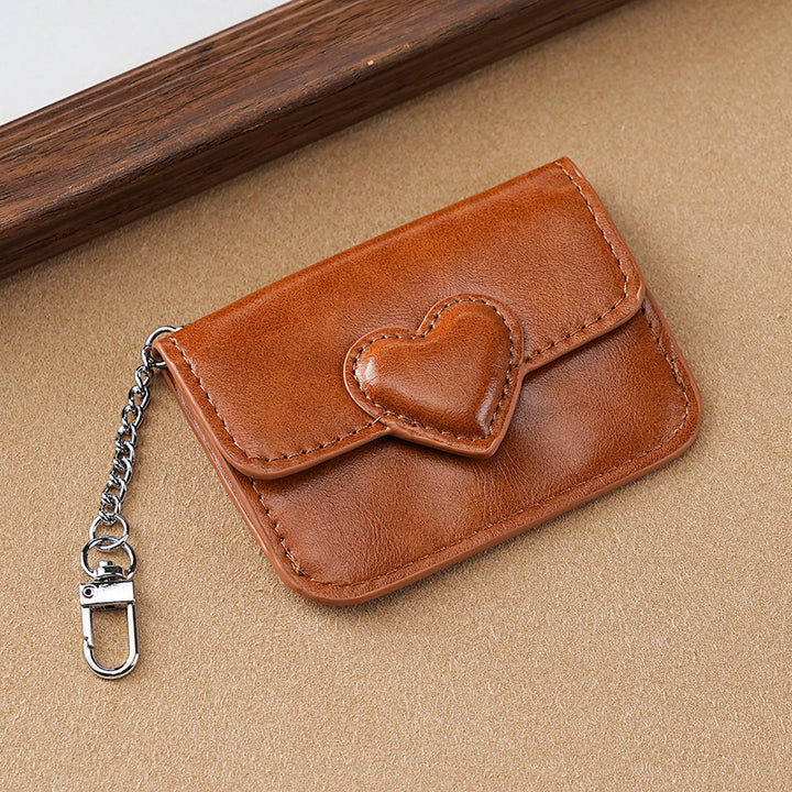 Herz-verzierte Clutch Geldbörse