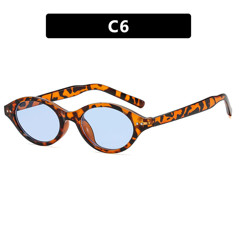 Damen Katzenaugen-Sonnenbrille mit einzigartigem Muster Karnz