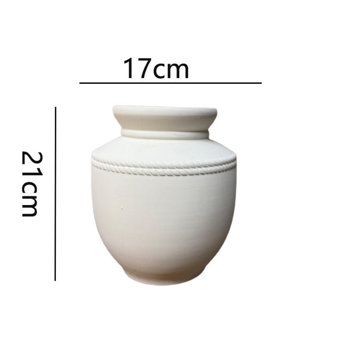 Handgefertigte Tonvase Karnz