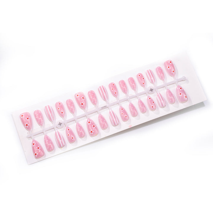 Dekoratives Floral Press-On Nagelset 1790736551