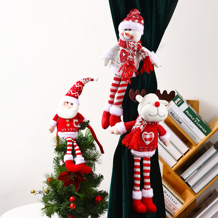 Dekorative Weihnachtsmann Vorhanghalter Karnz