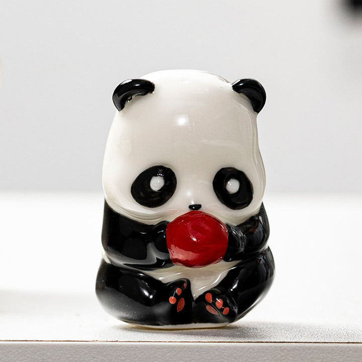 Niedlicher Panda Dekorationsfigur Karnz