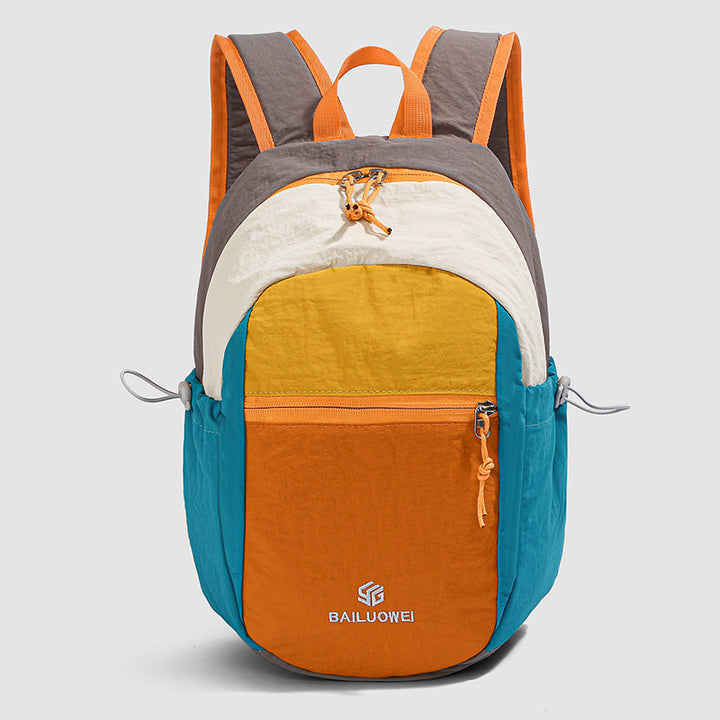 Bunter Mehrfach-Panel Rucksack