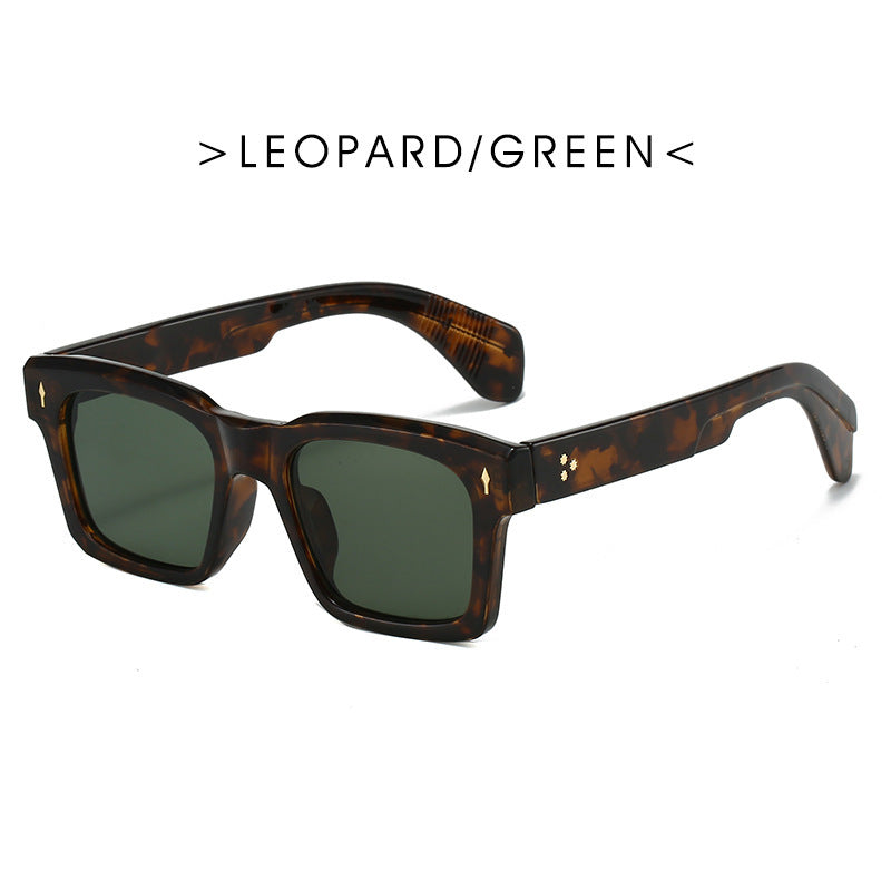 Damen moderne Sonnenbrille im claro-geometrischen Design Karnz