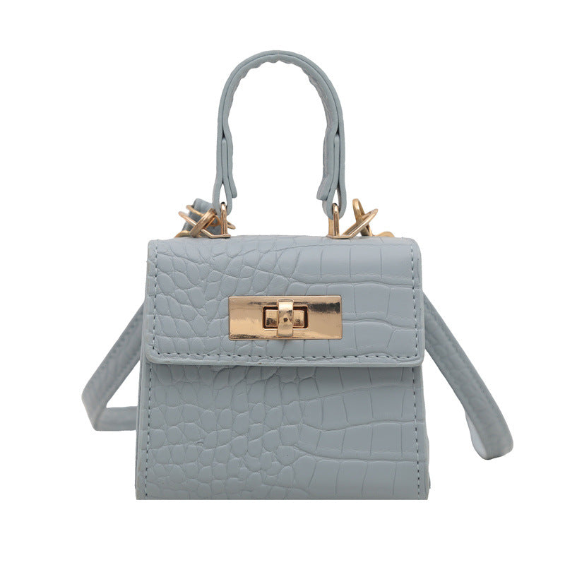 Elegante Kroko-Prägung Handtasche