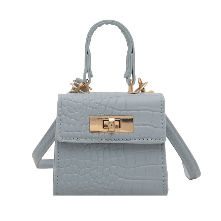 Elegante Kroko-Prägung Handtasche