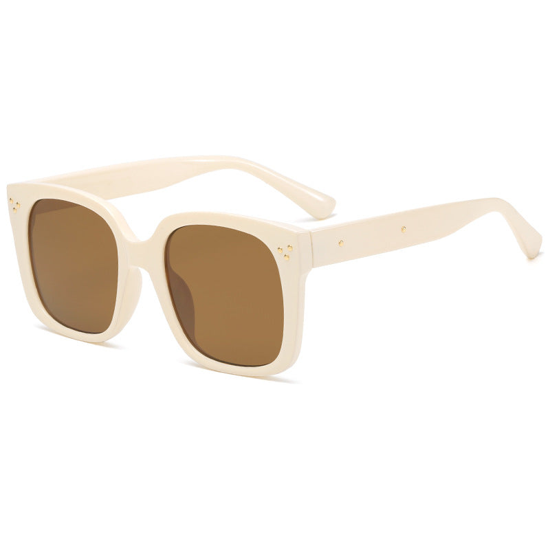 Damen quadratische Sonnenbrille mit innovativem Rahmen und UV-Schutz Karnz