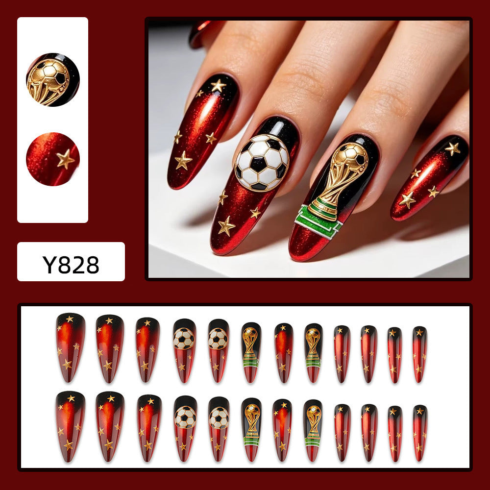 Fußball Inspirierte Nagelkunst Karnz