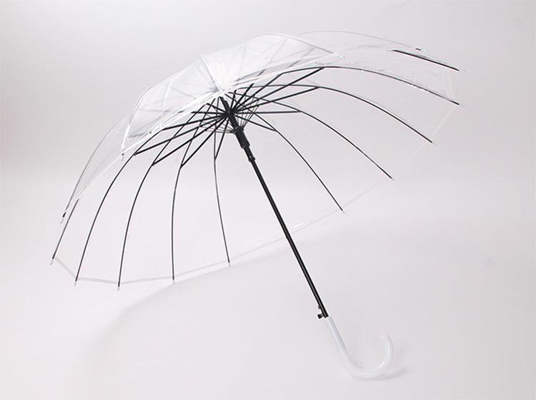 Damen Klarwasserfester Regenschirm Karnz