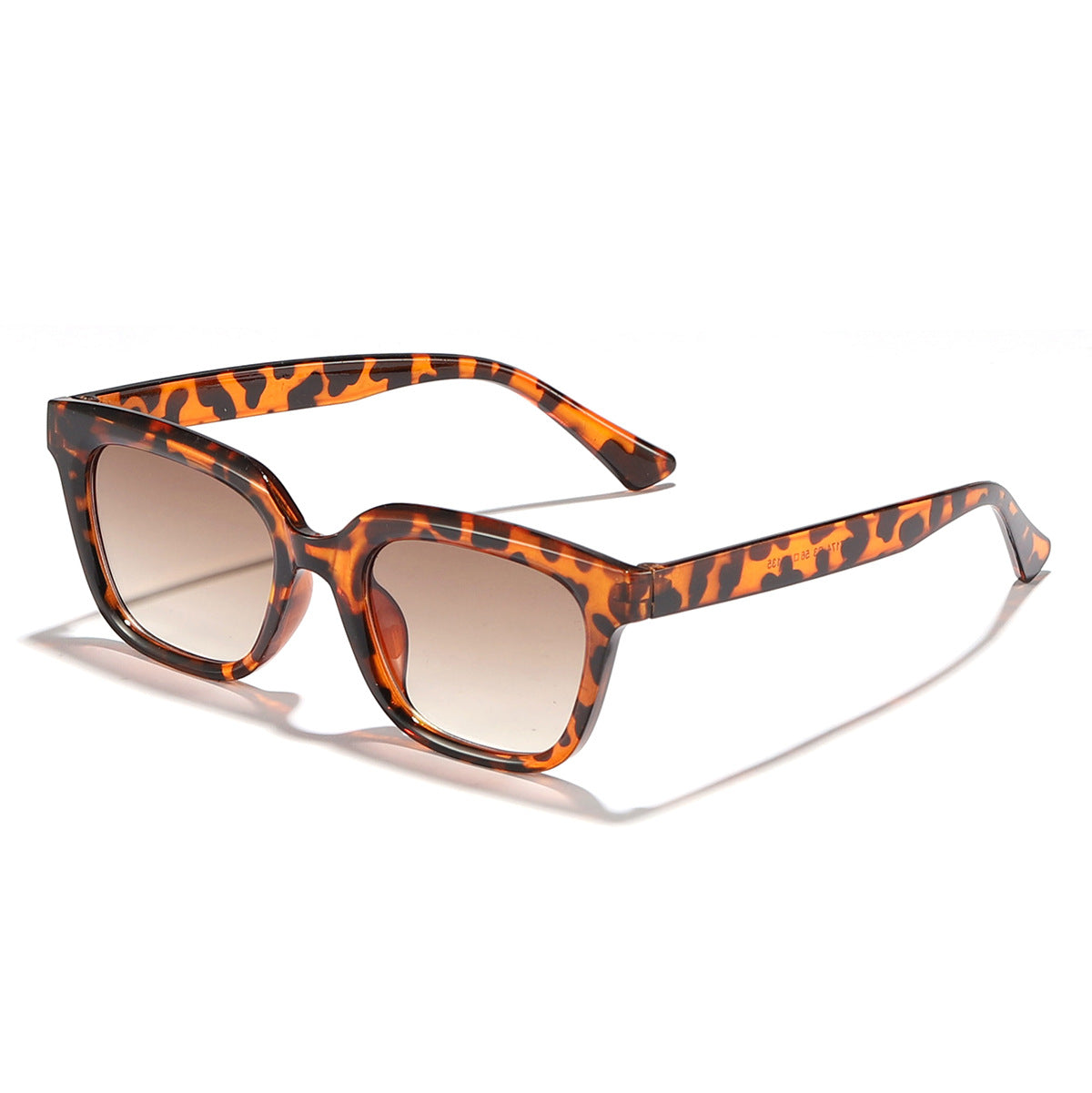 Damen Moderne quadratische Sonnenbrille mit stilvollem Transparenzrahmen Karnz