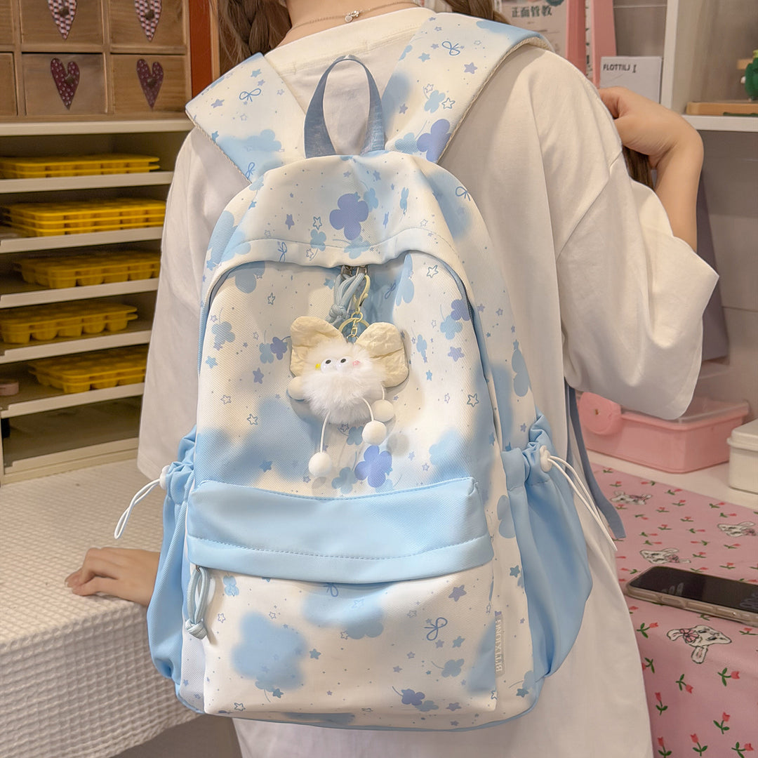 Süßer floralbedruckter Rucksack Karnz