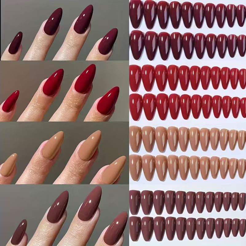 Premium-Qualität Langanhaltendes Press-On Nagelset Karnz