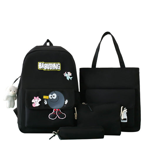 Stylisches Grafik-Rucksack-Set