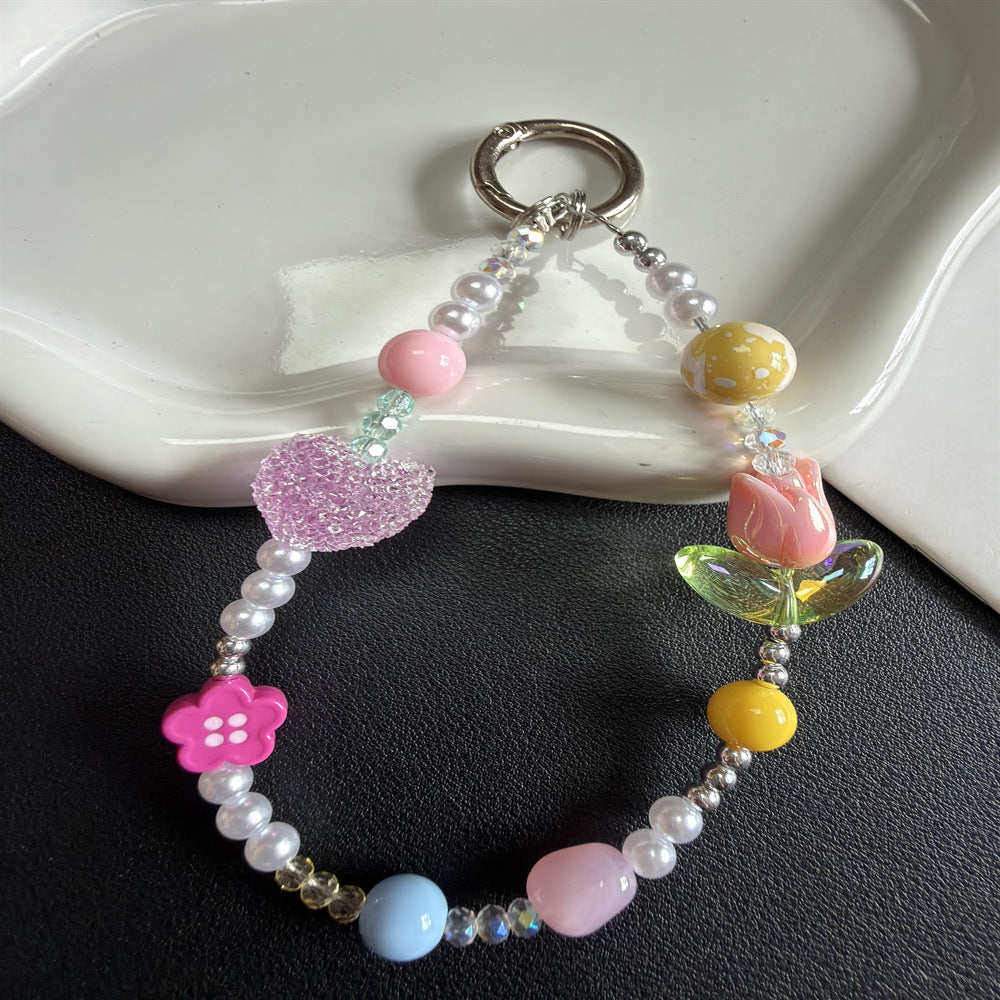 Perlen Charm Schlüsselanhänger Karnz 1790134678