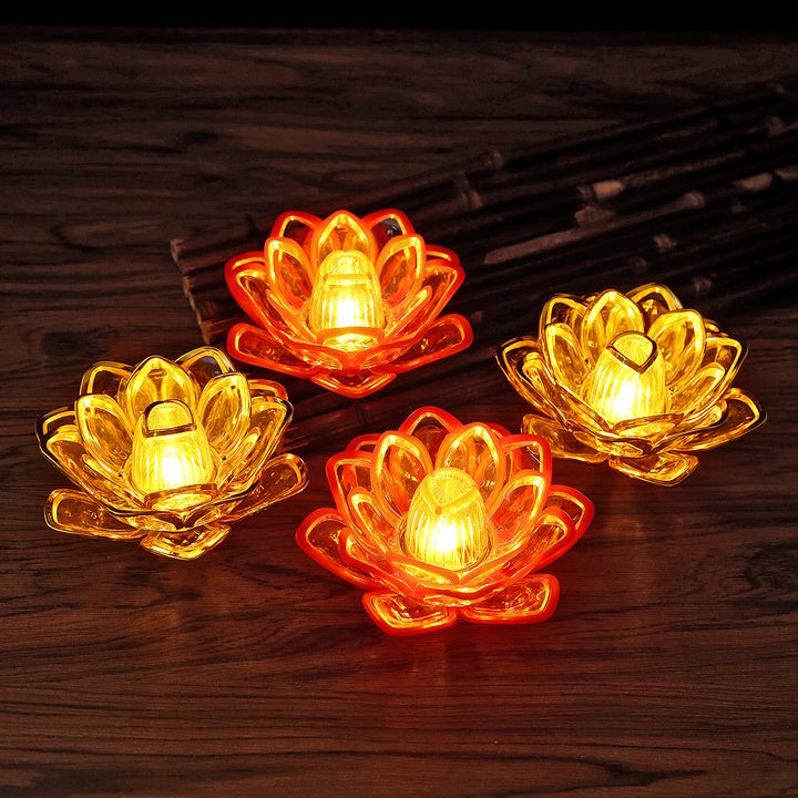LED Lotusblumen Tischleuchte