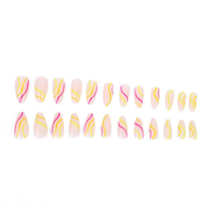 Künstlerisches Stiletto-Nagelkunst-Design