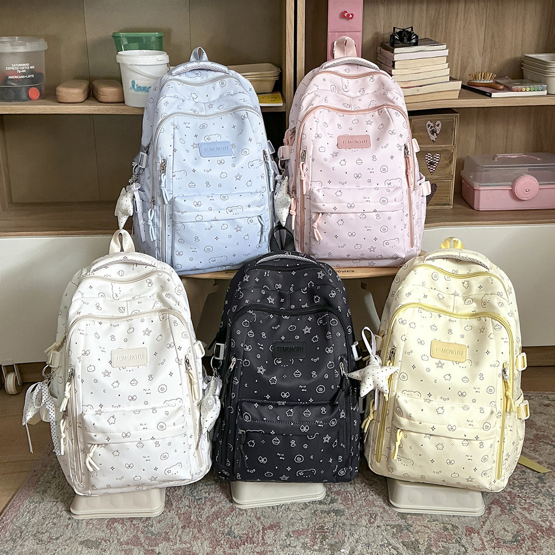 Verspielter Illustrierter Rucksack Karnz
