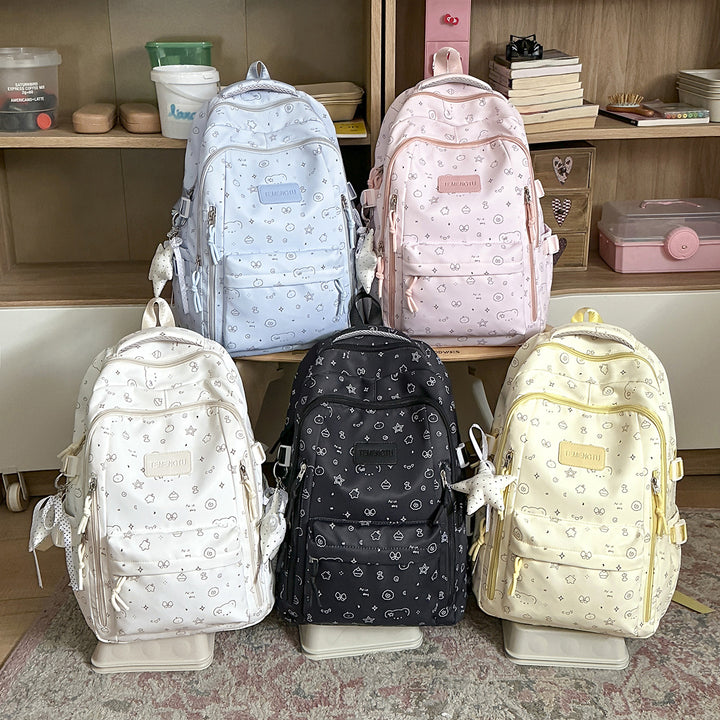 Verspielter Illustrierter Rucksack Karnz
