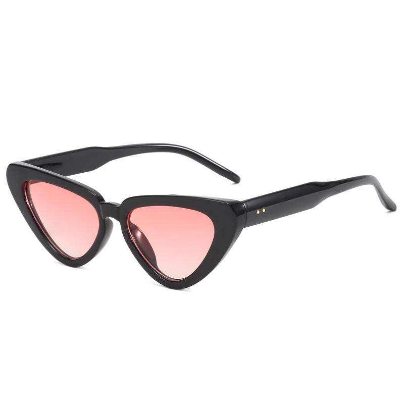 Damen stilvolle Cat-Eye Sonnenbrille mit auffälligem Design Karnz