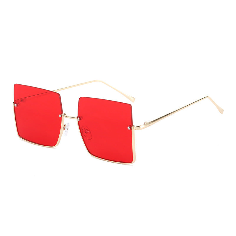 Damen Modische Sonnenbrille im markanten Quadratdesign Karnz
