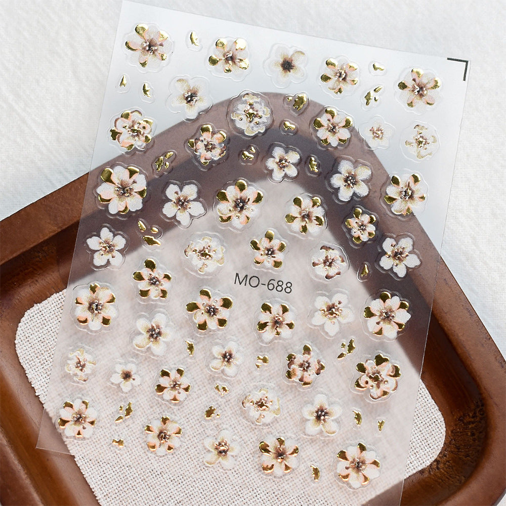 Blumen Nagelkunst Aufkleber Blatt 1791507000