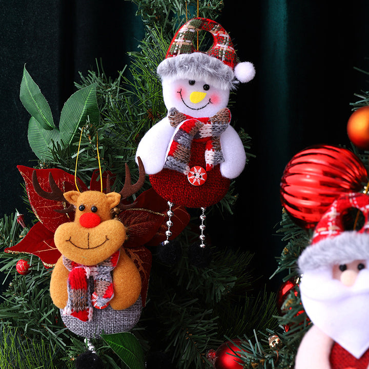 Dekorativer Weihnachtsrentier aus Filz Karnz