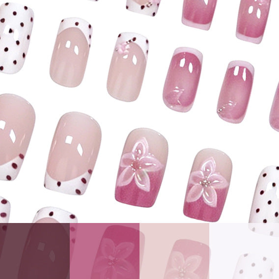 Floral Abstract Nail Art Set Karnz