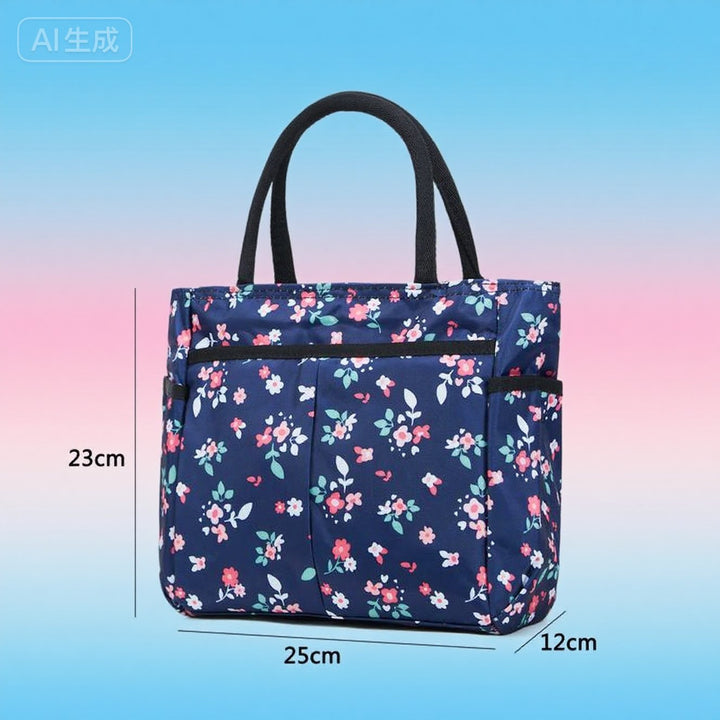Blumenmuster Mehrfach-Taschen Einkaufsbörse Karnz