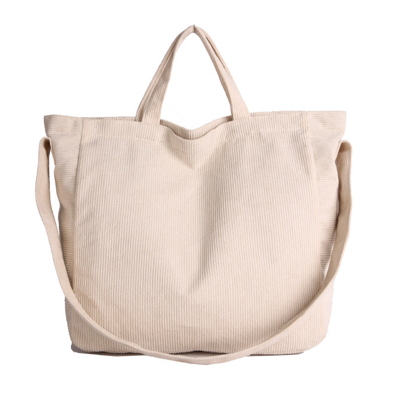 WoSoft Corduroy Tote Bag Karnz