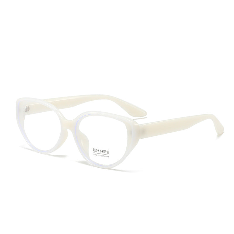 Damen Cat-Eye Brille mit transparentem Rahmen Karnz