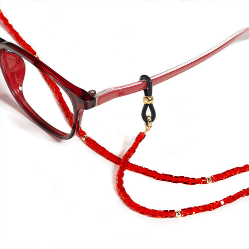 Premium Perlen Brillen Kette Karnz