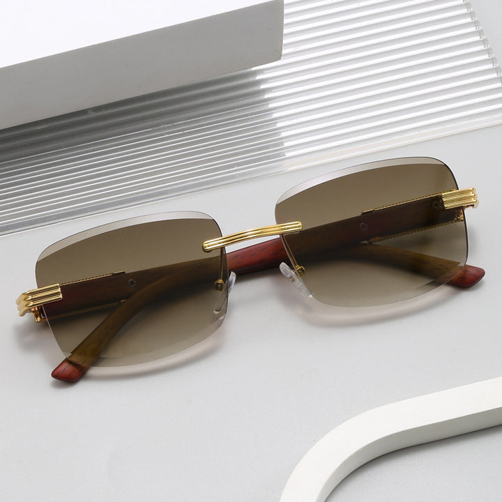 Damen Designer-Sonnenbrille mit luxuriösen Akzenten Karnz