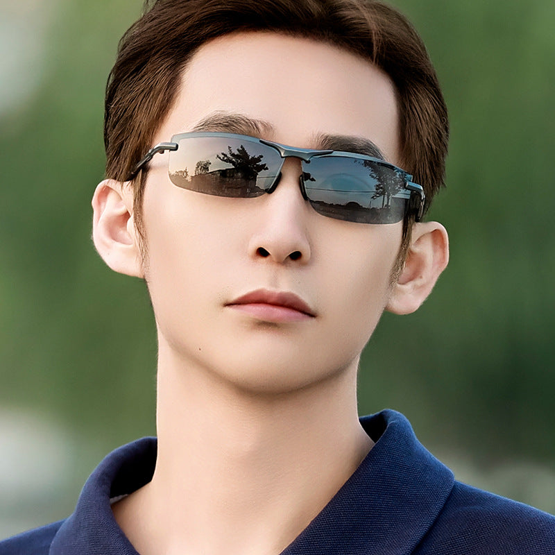 Herren Sportliche Sonnenbrille mit ergonomischem Design und polarisierten Gläsern Karnz