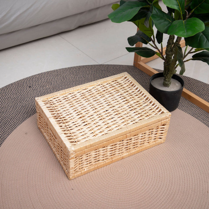 Elegante handgewebte Aufbewahrungsbox Karnz