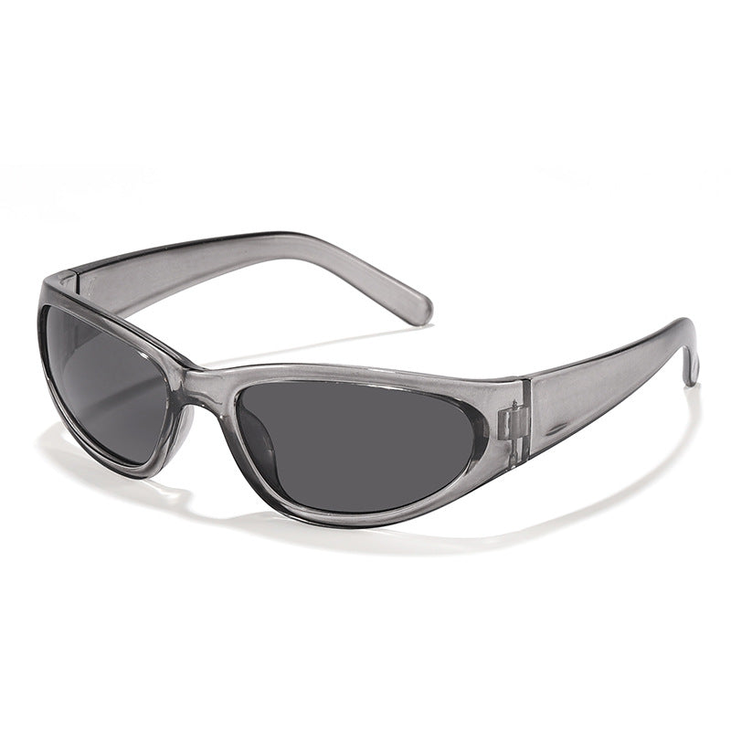 Damen modische Sonnenbrille im futuristischen Stil Karnz