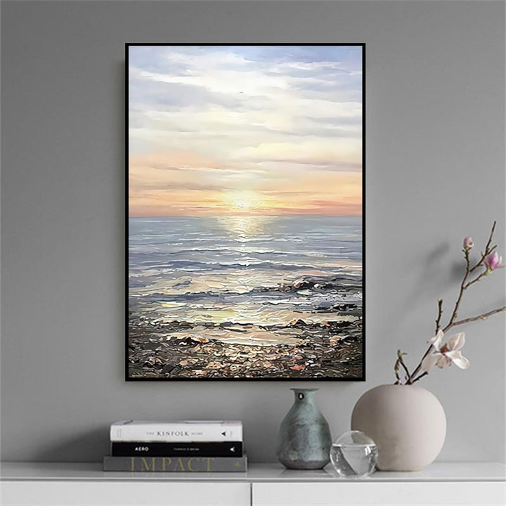 Küsten Serene Leinwand Kunst