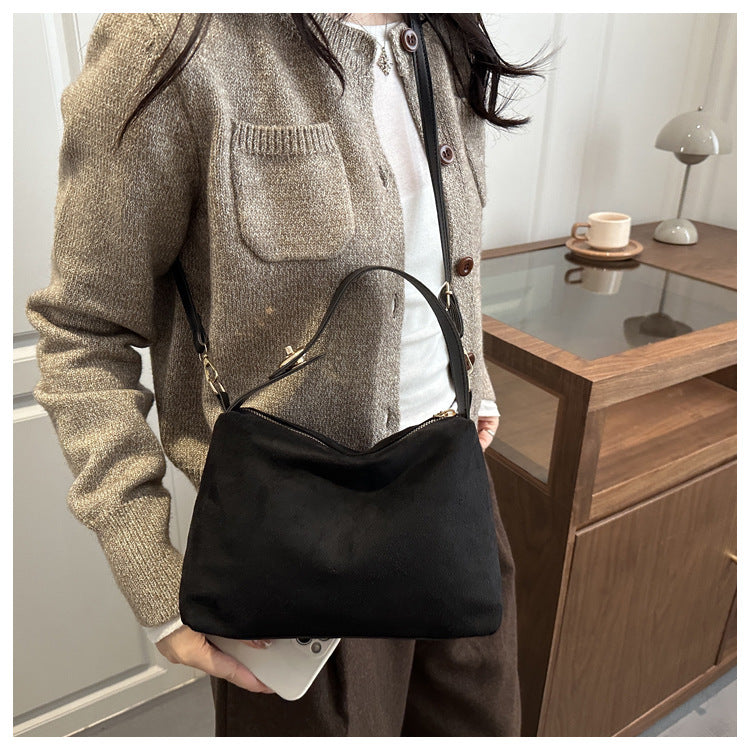 Wildleder Mini-Handtasche