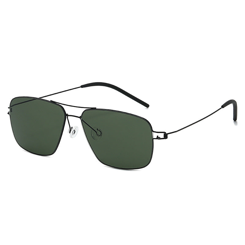 Damen moderne geometrische Sonnenbrille Karnz